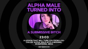 Alpha Male Turned into a Submissive Bitch - Unscripted Erotica - Audio Only