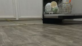 Tiny Human on Loose in Giantess Kitchen POV 1080