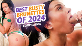 Selection Of The Hottest Brunettes Sucking Prick From Last Year