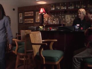 Melissa Monet is groaning whilst having steamy sex with a younger, ebony dude from the neighborhood