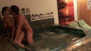 Me and my GF in the solarium
