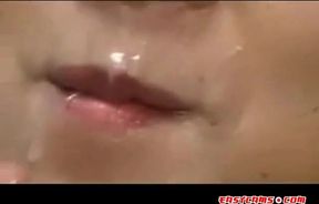 Bukkake Miyu: Japanese Amateur Covered in Cum