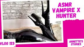 [asmr] vampire x hunter - sneaking away upstairs to get fingered by the woman sent to end.