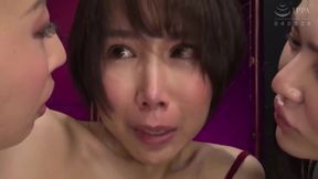 Dirty Brunettes Bind &amp; Bang: Hairy MILFs Fist Each Other