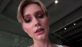 Skinny Blonde Babe Alicia Gets Fresh Cream After Balls Deep Anal Sex Closely