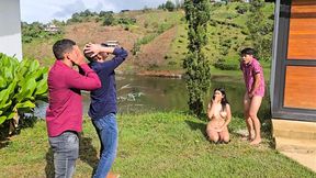 I FUCK THE RANCH OWNER'S DAUGHTER WHEN WE GET CAUGHT BY HER BOYFRIEND AND HER STEPDAD
