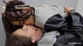 COLLEGE GIRLS KISSING VOL # 09 TOP TEEN`S ALEXIA BJAY and MEG NEW MF FEB 2025 CLIP 05