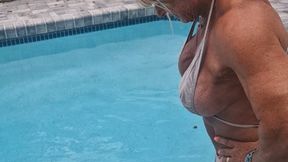 Poolside vacation