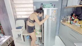 PUNISHING THE GREEDY SLAVE WITH FARTS DIRECTLY INTO HER MOUTH - BY RAQUEL FISHER - CLIP 1
