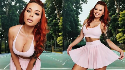 Red-haired stepsister turned out to be whore