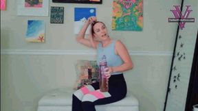 Barefoot Gym feet cleanup, worship, and release- 1080p MP4