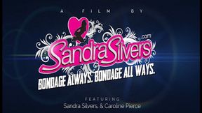Sexy Submissive Sandra Silvers Switches Roles with Raven Haired Caroline Pierce! Part 2 – Giant Ballgag, Drool & Bare Foot Bastinado! 2680 WMV