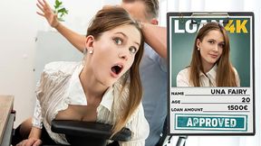 VIP4K: Naughty&#x1F608; Teen Una Fairy Gets Spanked By A Loan Officer