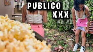 Después de ir a cine decidimos follar en el parque Jeniferplay