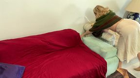 nagging stepmother wants her stepson to clean but gets stuck and fucked instead - erin electra