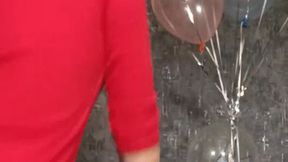 poping cristall hellium balloons
