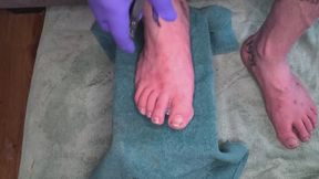 Male Amature Pedicure