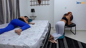 Sharing Farts On Legging - Clip 2 ### NewMfx 2023 Full HD ###