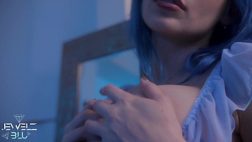 Teasing you as I slowly undress my robe for you - POV