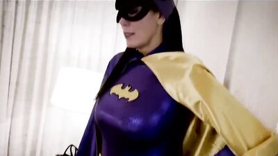 Superheroines Karen Fisher, Christina Carter & Reagan Foxx are having 3some