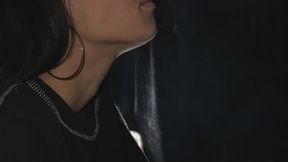 LOVE NOSE EXHALES CLOSE UP SMOKE