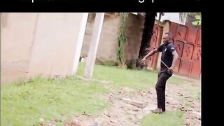 security guard banged! a vulgar Ebony women