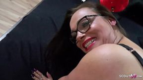 Raunchy German Cougar Lures You Close for Lewd POV Sex Action