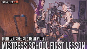 Mistress School First Lesson - Devil Violet