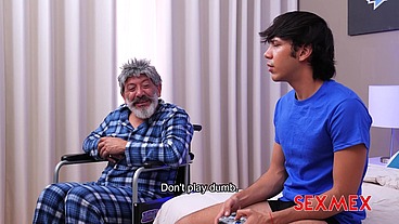 SEXMEX - THE BUSTY MILF AND THE DIRTY OLD MAN . Sandra Paola