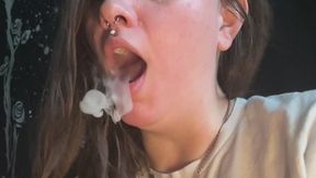 First Cigarette of the Day and Last in My Pack - SFW