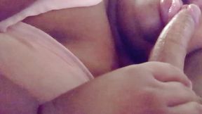 Naughty Wife Deep Throating Her Neighbor's Big Black Dick
