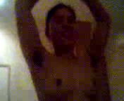 My kinky Indonesian girlfriend shows off her hairy pussy and armpits