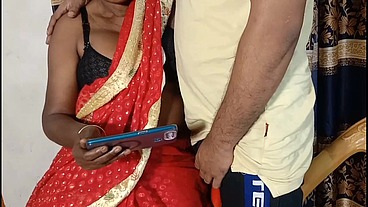 My Lovely Aunty with saree