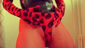 Pussy Worship T & D: Red Rope + Long Gloves