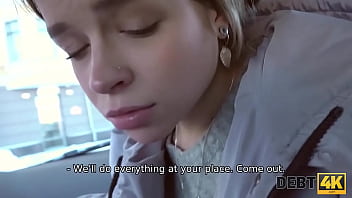 FUCK4cash Young debtor with perky tits wants booty over billings