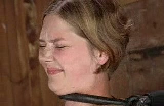 Bounded bitch with curvy shapes is tortured in a barn