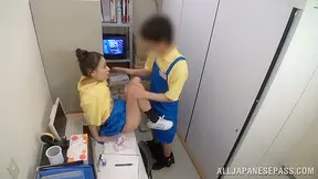 Employee fuck scene in back room