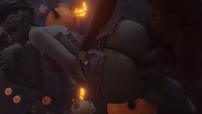 Halloween Sombra Bent Over And Fucked In The Ass (BBC Version)