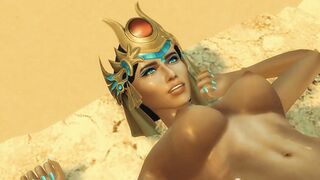 Sims four. Tomb Raider Parody. Part three - Antony and Isis