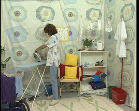 My Cleaning Lady Marlene Jerks off in the Washroom