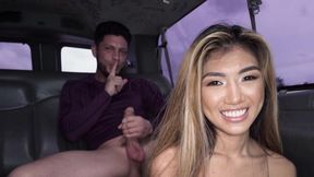 Sexy - Asian Babe Clara Trinity Rides The Bang Bus With Tyler Steel