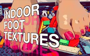 Satisfying Feet Textures and Foot Sounds