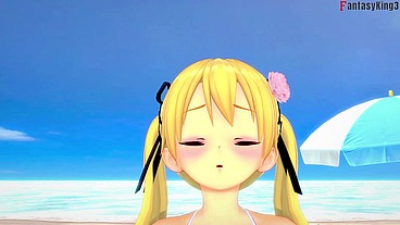 Marie Rose bikini having sex on the beach - POV - DOA - Thanks