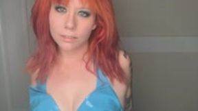Add to my Power and Wealth WMV 720 Blue Latex Redhead Worship
