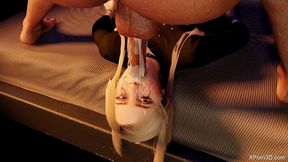 bdsm deepthroat facefuck asian busty teen 3d porn hentai anime