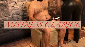 Mistress Clarice Tease and Denial of Her Gimp