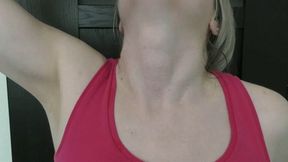 You make sounds of drinking swallowing up close and with a clear view of your throat MP4 HD 720p