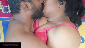 Desi Step Mom and Step Son Lip Lock Kissing and Giving Blow Job