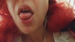 a great whore, a real bitch, listens to her vulgarity