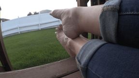 Phone Conversation On The Deck, 1st